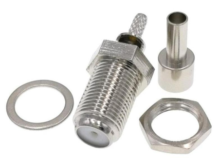 F female для кабеля RG316/RG174