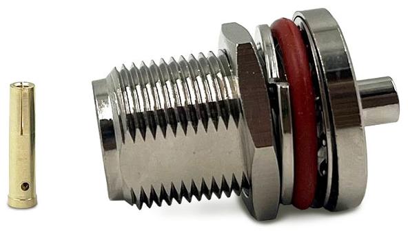 N female Light круглый фланец для кабельной группы 141/RG402/C40