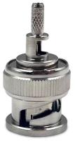 Коаксиальный коннектор BNC male RF Light для кабельной группы RG179 Коаксиальный коннектор BNC male RF Light для кабельной группы RG179