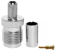 Коаксиальный коннектор RP-TNC male для кабеля 3D-FB/195/RG58