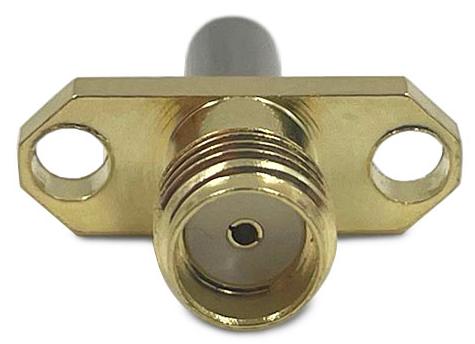 SMA female фланец 2 отверстия Light для кабельной группы RG316 / RG174 / RG178 SMA female фланец 2 отверстия Light для кабельной группы RG316 / RG174 / RG178