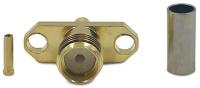 SMA female фланец 2 отверстия Light для кабельной группы RG316 / RG174 / RG178 SMA female фланец 2 отверстия Light для кабельной группы RG316 / RG174 / RG178