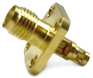 SMA female light квадратный фланец 4 отверстия для кабельной группы RG316 SMA female light квадратный фланец 4 отверстия для кабельной группы RG316
