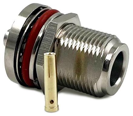 N female Light круглый фланец для кабельной группы 141/RG402/C40