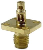 SMA female light квадратный фланец 4 отверстия для кабельной группы RG316 SMA female light квадратный фланец 4 отверстия для кабельной группы RG316