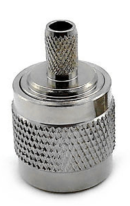 RP TNC male обжимной для кабеля RG58/3D-FB/LMR195/RG142/RG400