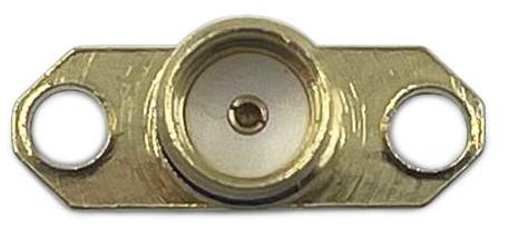 SMA female фланец 2 отверстия Light для кабельной группы RG316 / RG174 / RG178 SMA female фланец 2 отверстия Light для кабельной группы RG316 / RG174 / RG178