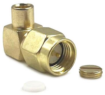SMA male Light угловой для кабеля RG402/141 SMA male Light угловой для кабеля RG402/141