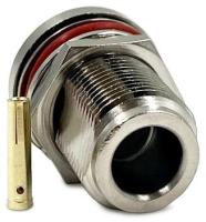 N female Light круглый фланец для кабельной группы 141/RG402/C40