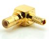 SMB male угловой для кабеля RG316/RG174