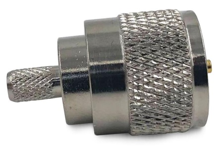 Коннектор коаксиальный UHF male для кабельной группы 3D-FB/195/RG58 