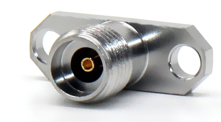 Коннектор 2.92mm female фланцевый под пайку на плату
