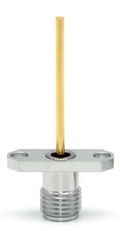 Коаксиальный коннектор 2.92mm female на плату корпус под пайку