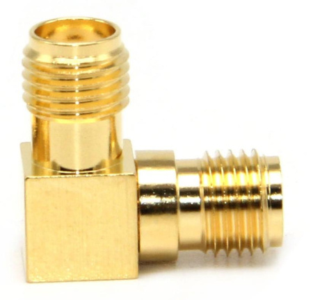 SMA female-SMA female коаксиальный переход угловой 6 ГГц