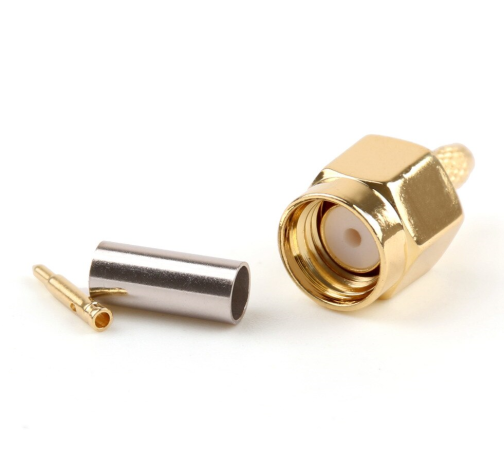 SMA male прямой для кабеля RG316/RG174