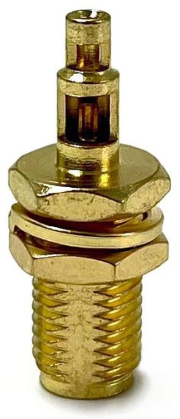 Коаксиальный коннектор SMA female для кабельной группы RG178 Коаксиальный коннектор SMA female для кабельной группы RG178
