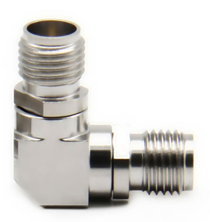 Коаксиальный переход 2.92mm female-2.92mm female угловой