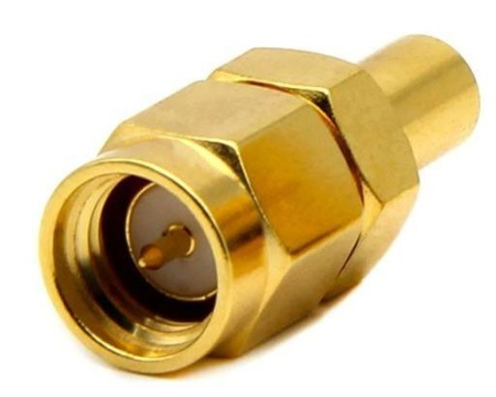 Коаксиальный переход SMA male-SSMB female, 6 ГГц 