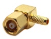 SMC female обжимной угловой для кабеля RG316D