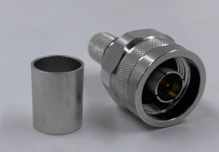 Коннектор коаксиальный N male для кабеля LMR-400