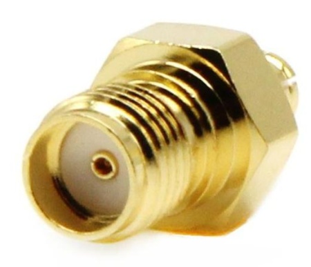 Коаксиальный переход SMA female-MCX male, 6 ГГц 