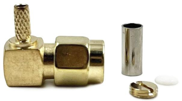 SMA male Light для кабельной группы RG178/ RG316/1.13