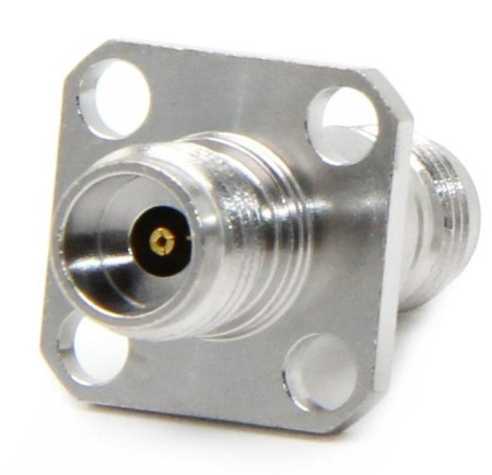 Коаксиальный переход 2.4mm female-2.4mm female фланцевый