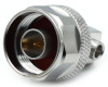 N male угловой для кабеля 141/RG402/C40