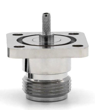 N female обжимной фланцевый RG316D