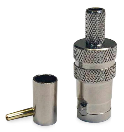 BNC female обжимной для кабеля RG58/3D-FB/LMR195/RG142/RG400