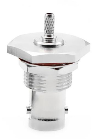 Коаксильный коннектор BNC female для кабеля RG316D