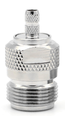 N female обжимной под кабель RG58/3D-FB/LMR195/RG142/RG400