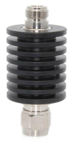 Аттенюатор N male-N female 6 ГГц, 20 дБ, 50 Вт