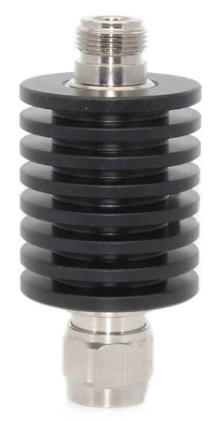 Аттенюатор N male-N female 6 ГГц, 20 дБ, 50 Вт