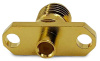 SMA female фланцевый 2 отверстия для кабельной группы 086/RG405/C26