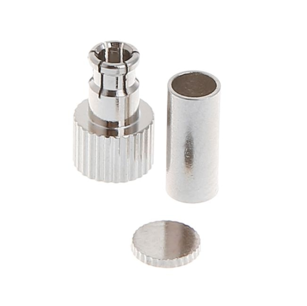 Разъем CRC9/TS9 универсальный обжимной угловой для кабеля RG316/RG174