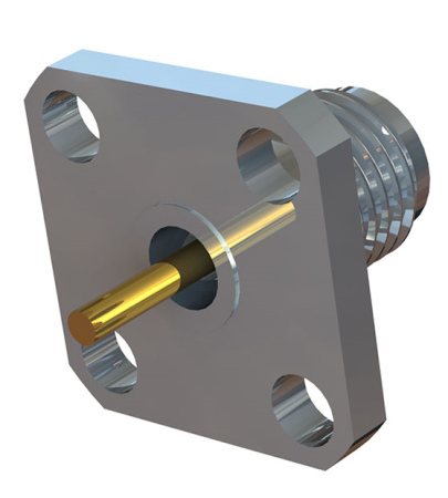 Розетка 2.92mm female под пайку на плату 