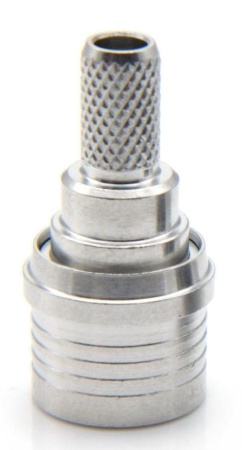 QMA male обжимной для кабеля RG223/RG400/LMR195