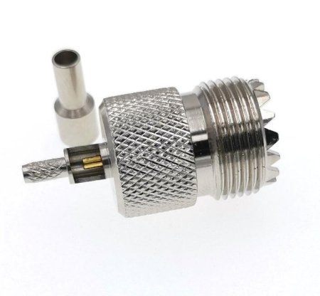 UHF Female для кабеля RG316/RG174