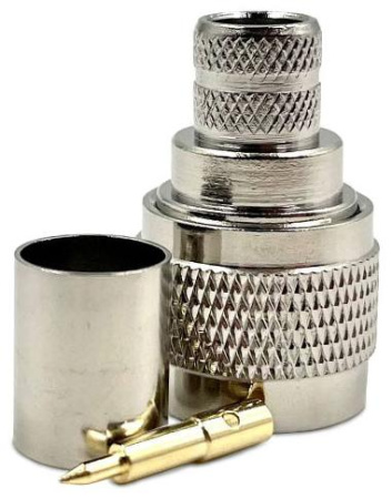 Коннектор коаксиальный N male для кабеля 8D-FB/400/RG213