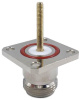 Коаксиальный коннектор N female фланцевый 4 отверстия, штырьковый 