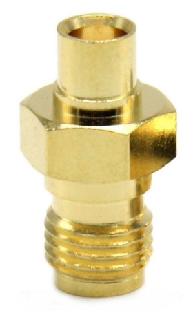 Коаксиальный переход SMA female-MCX female, 6 ГГц 