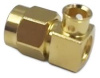SMA male угловой для кабеля RG402/141