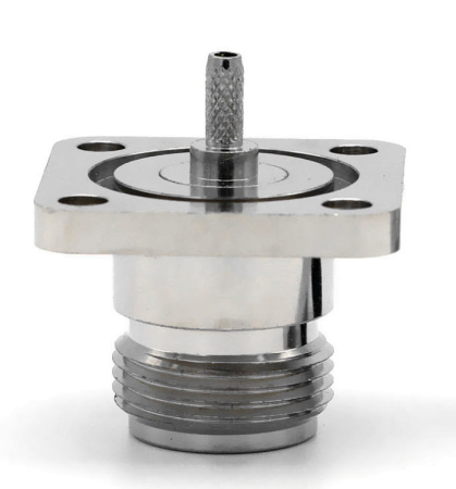 N female фланцевый для кабеля RG316/RG174