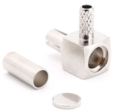 TS9 угловой коннектор для кабеля RG316/RG174