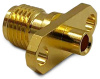 SMA female фланцевый 2 отверстия для кабельной группы 086/RG405/C26