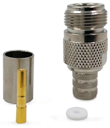 N female для кабеля 8D-FB/400