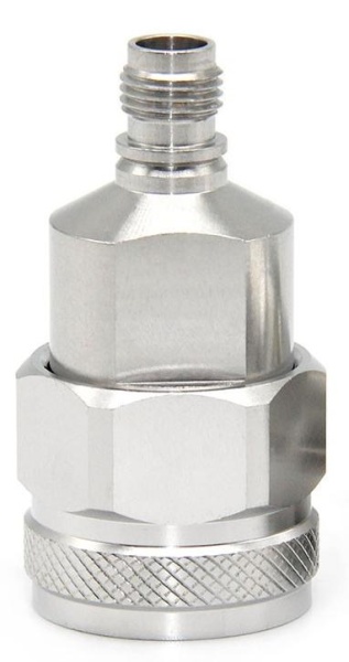 Коаксиальный переход 2.4mm female-N male, 18 ГГц