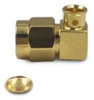 SMA male угловой для кабеля RG402/141