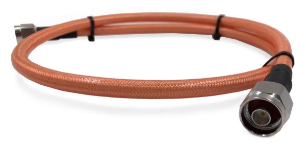 Коаксиальный кабель RG393-Nm-Nm-1м